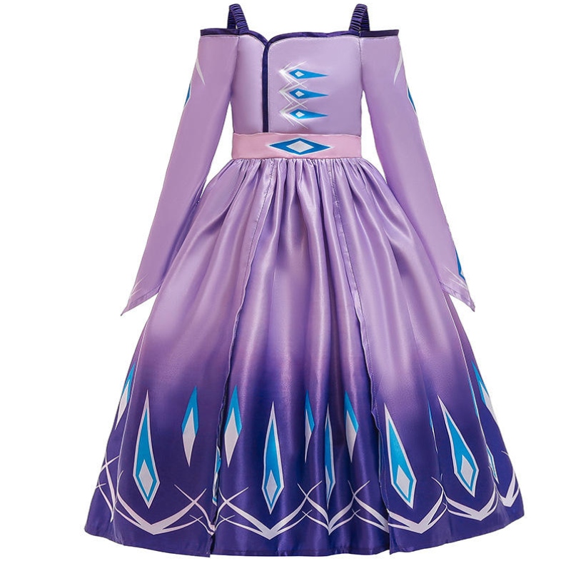 Νέα πριγκίπισσα Άννα Elsa φόρεμα για παιδιά 2 φορέματα πάρτι γενεθλίων για κοριτσάκι πριγκίπισσα
