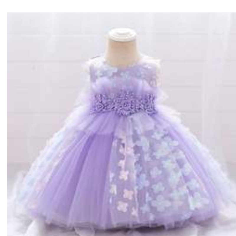 Baige Lovely Flower Bridesmaid Κορίτσια βραδινά φορέματα παιδικά νυφικά L2030xz