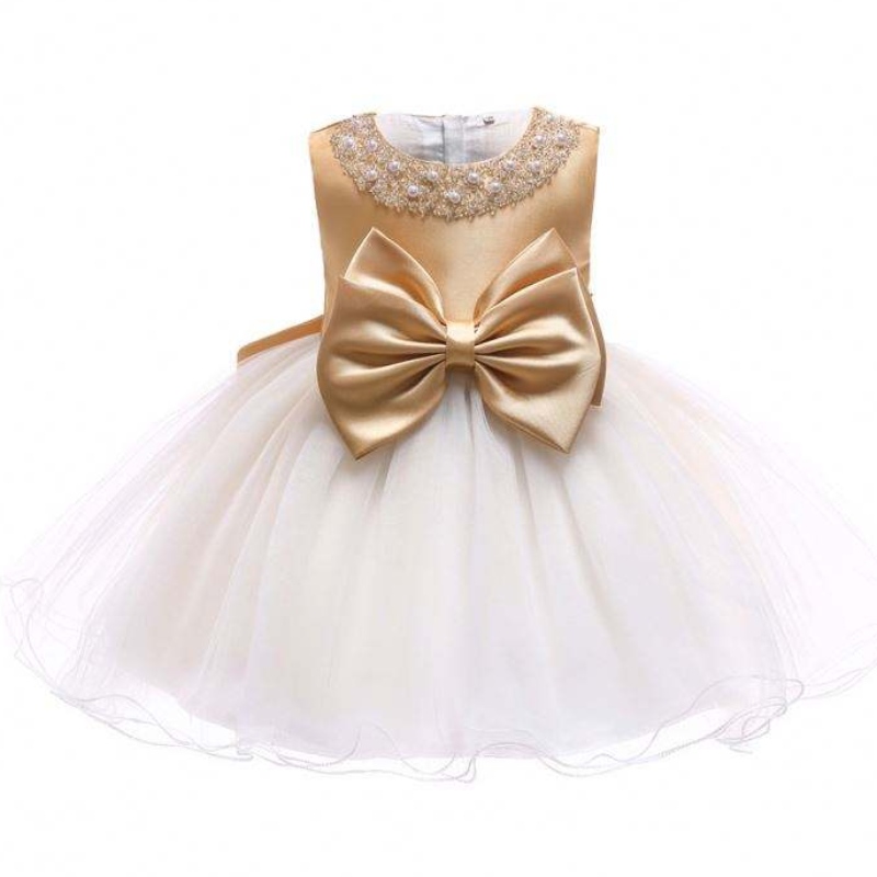 Χονδρική Γάμος Γάμος Frock Τελετή Γενέθλια Κορίτσι Φόρεμα Φόρεμα Παιδιά νεογέννητα Φορητά Φορέματα για κοριτσάκι L8548