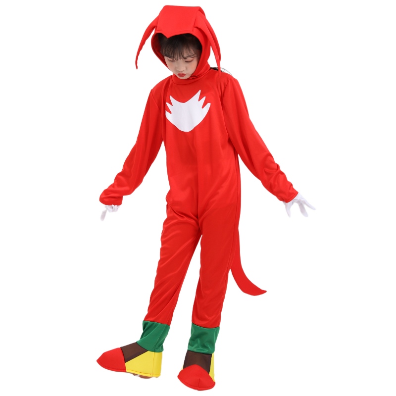 Παιδικά Στάδιο απόδοσης Κοστούμια Κόκκινο Sonic Halloween κοστούμι για παιδιά
