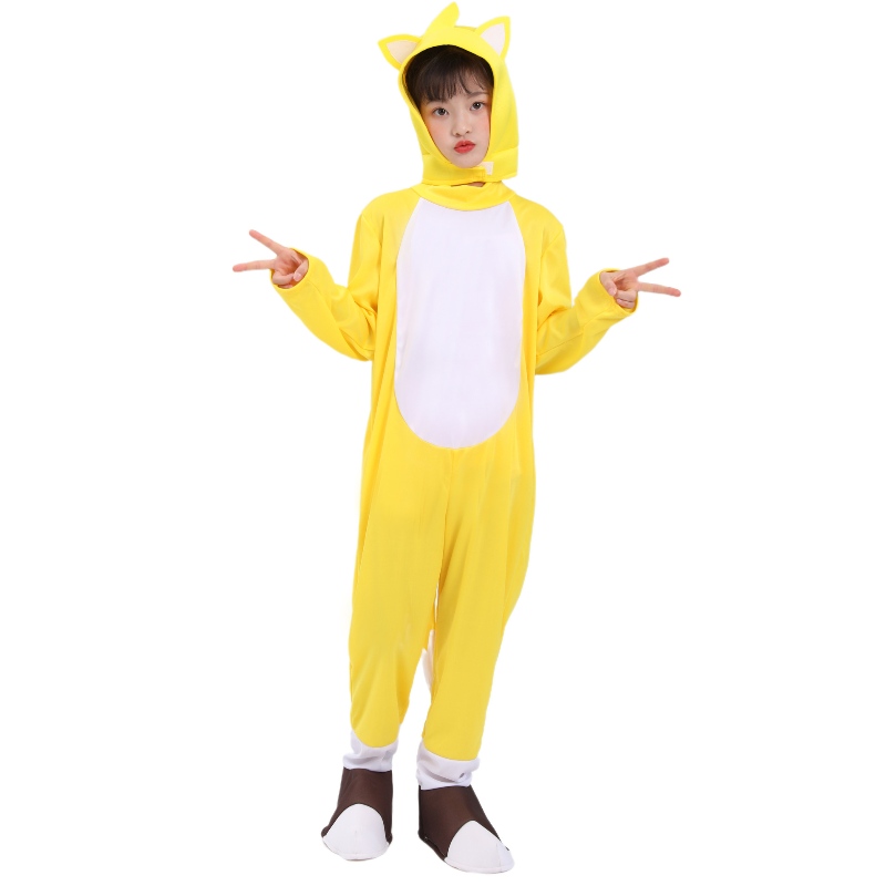 Χονδρικό αποκριές κίτρινο αλεπού Tarrs Supersonic Boy Costume Hedgehog Sonic κοστούμια κοστούμια cosplay για παιδιά